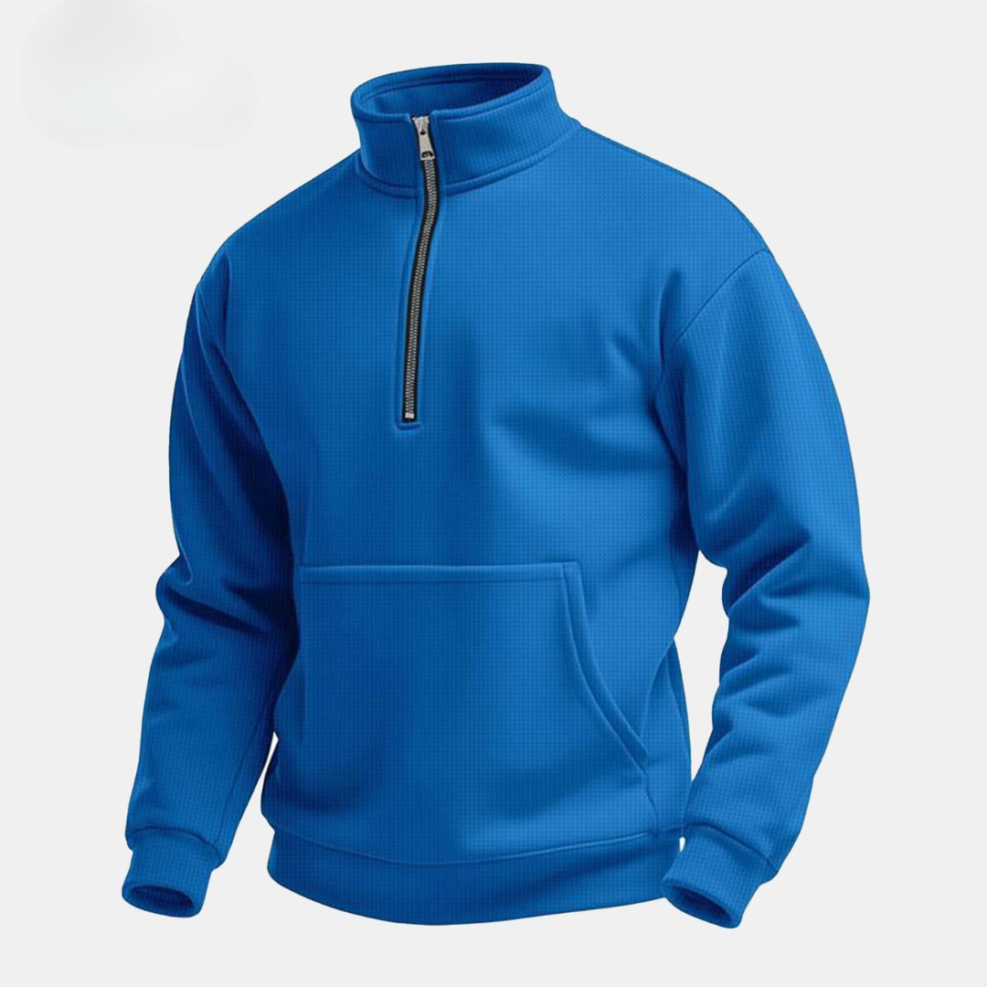 Sweat-shirt demi-zip pour homme (déstockage)