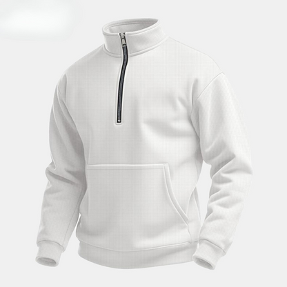 Sweat-shirt demi-zip pour homme (déstockage)
