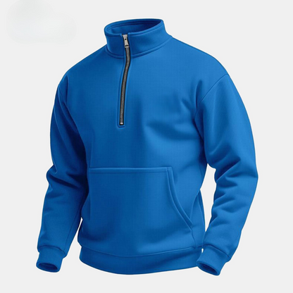 Sweat-shirt demi-zip pour homme (déstockage)