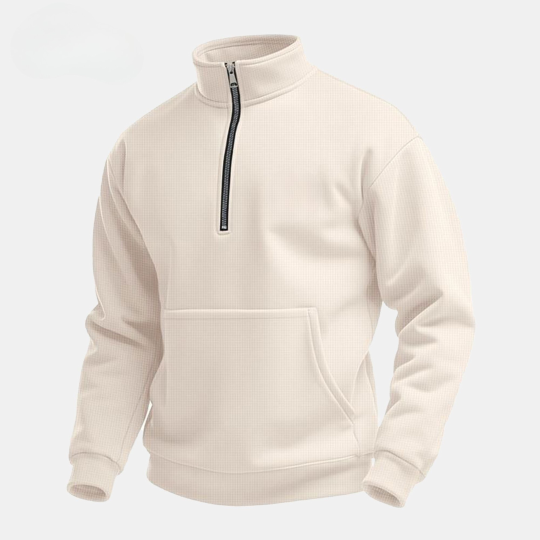Sweat-shirt demi-zip pour homme (déstockage)